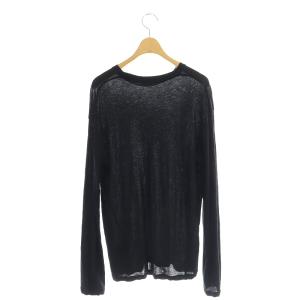 EVERYDAY I LIKE 22SS Semi-Sheer T-shirt Tシャツ カットソー 長袖 黒 ブラック