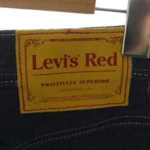 Levi's RED ワイドデニムパンツ ジーンズ テーパード 27 紺 ネイビー