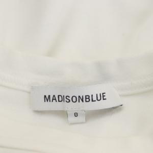 MADISONBLUE CREW NECK SLEEVELESS TEE カットソー ノースリーブ 0 白 ホワイト