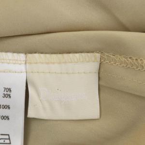 Diagram GRACE CONTINENTAL 21SS バイカラー切替ワンピース ロング ノースリーブ 38 ベージュ 黒 ブラック