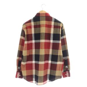 BLACK LABEL CRESTBRIDGE チェック 長袖シャツ ネルシャツ コットン L 黒 赤 マルチカラー