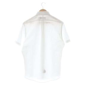 RALPH LAUREN 半袖シャツ カッター ポニー刺繍 コットン M 白 ホワイト