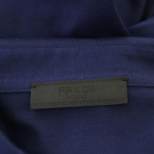 PRADA ロゴ ポケット 半袖カットソー プルオーバー L 紺 ネイビー