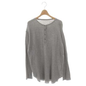 22SS ワッフルTシャツ カットソー 長袖 グレー