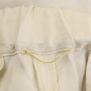 Deuxieme Classe 23SS Silk Looker パンツ ワイド ストレート イージー 36 ライトベージュ