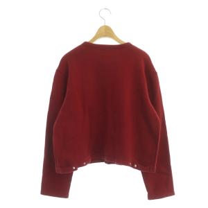 agnes b. CARDIGAN カーディガンプレッション コットン 3 赤 レッド