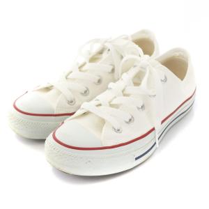 CONVERSE ALL STAR OX オールスターOX ローカットスニーカー キャンバス ロゴ US3.5 22.5cm オプティカルホワイト