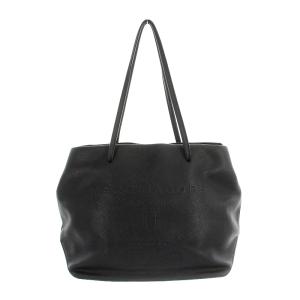 MARC JACOBS トートバッグ ロゴ レザー 黒 ブラック