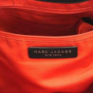 MARC JACOBS トートバッグ ロゴ レザー 黒 ブラック