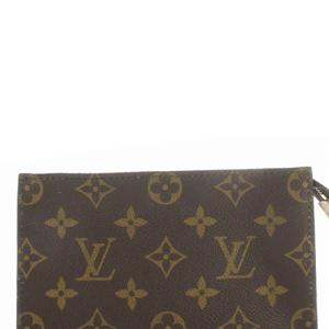 LOUIS VUITTON モノグラム バケット用付属ポーチ 小物入れ 茶色 ブラウン