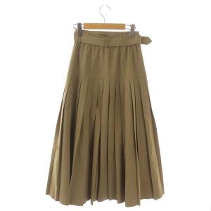 Diagram GRACE CONTINENTAL トレンチプリーツスカート ロング ベルト付き 36 ベージュ