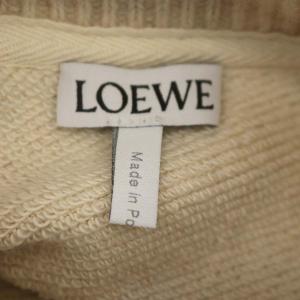 LOEWE DON'T FORGET ニット オーバーサイズ スウェット リネン混 S ライトベージュ