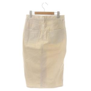 Deuxieme Classe subtle shades スカート ロング ミモレ丈 タイト ジッパーフライ 36 ライトベージュ