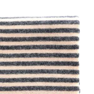 sacai マフラー ストール ボーダー フリル 38 ピンク グレー