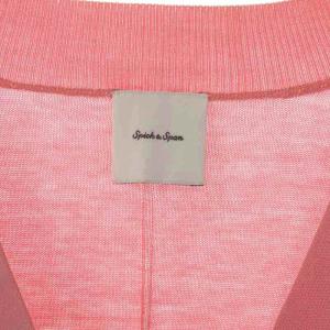 Spick&Span 21SS ICE COTTON BIG Vカーディガン アイスコットン オーバーサイズ 長袖 ピンク