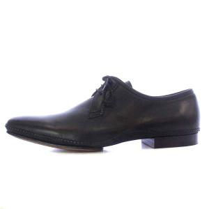 HERMES ビジネスシューズ ドレスシューズ スクエアトゥ レザー 42.5 27cm ブラック