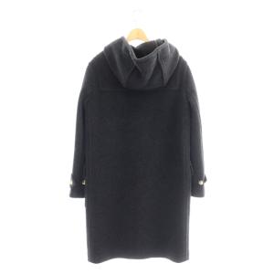 OLD ENGLAND トグルダッフルコート アウター ロング フード XS 黒 茶 ブラック ブラウン