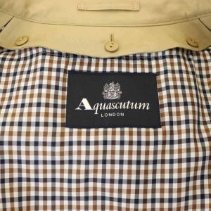 Aquascutum BASIC TRENCHCOAT MAXI アウター ロング ライナー付き ベルト付き 6 ベージュ