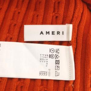 Ameri VINTAGE 22AW 2WAY MINI CABLE KNIT CARDIGAN ニットカーディガン ケーブル編み クロップド丈 長袖