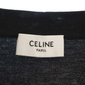 CELINE by Hedi Sliman ハトメロゴ ルーズ Tシャツ カットソー XS ブラック