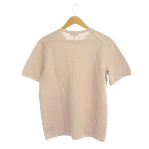 Theory TOLEDO SS SLEEK COTTON 半袖サマーニット カットソー コットン混 M ピンク