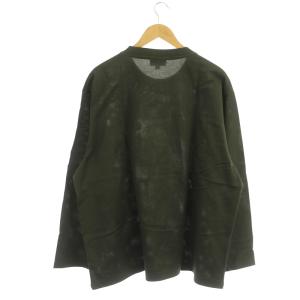 LACOSTE JOURNAL STANDARD 別注 ワニワッペン 鹿の子 Tシャツ ロンT カットソー コットン L カーキ