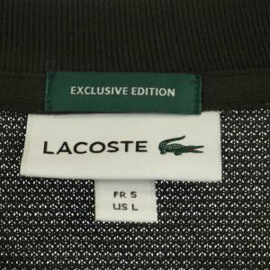 LACOSTE JOURNAL STANDARD 別注 ワニワッペン 鹿の子 Tシャツ ロンT カットソー コットン L カーキ