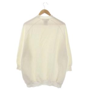 REMI RELIEF 21AW C/N Sweat アパルトモン取扱い スウェット パーカー トレーナー オーバーサイズ 裏起毛 長袖 M 白 ホワイト
