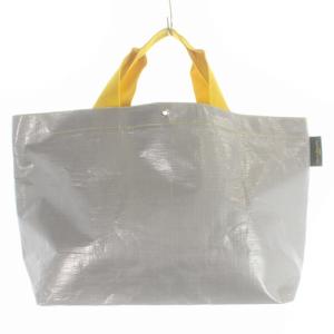 マルシェバッグM トートバッグ ハンドバッグ グレー 黄色 イエロー 2012PP