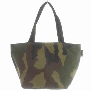 トートバッグ ハンドバッグ カモフラージュ ナイロン 舟型 ショルダーL 迷彩柄 緑 グリーン 925W