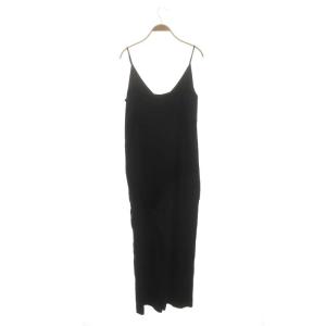 L'Appartement 23SS カーゴオールインワン サロペット 36 ブラック