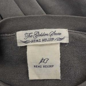 REMI RELIEF Oversize Sweat スウェット トレーナー カットソー 長袖 M グレー