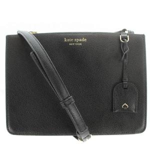 エヴァ スクエアショルダーバッグ レザー ロゴ 黒 ブラック WKRU6010