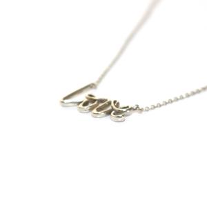 TIFFANY&Co. パロマ ピカソ グラフィティ LOVE ペンダント ネックレス シルバー925 ロゴ