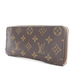 LOUIS VUITTON M61298 ポルトフォイユ クレマンス モノグラム 長財布 ラウンドファスナー ブラウン