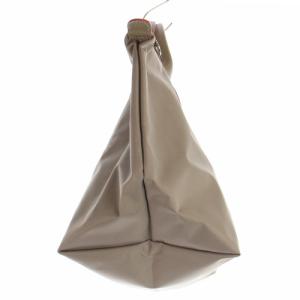 Longchamp クラブ ルプリアージュ M トートバッグ ハンドバッグ ロゴ グレージュ