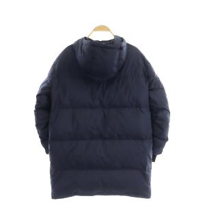 PRADA ナイロンダウンコート フード 36 ネイビー