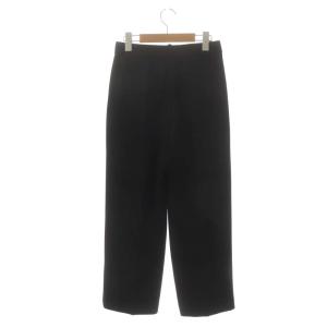 Theory 23AW Admiral Crepe Relax ST Pant GB.ストレートワイドパンツ スラックス XX0 黒 ブラック