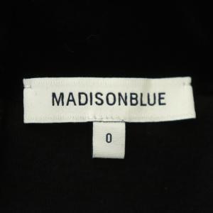 MADISONBLUE ベロア タイトスカート ロング スリット コットン混 00 黒 ブラック