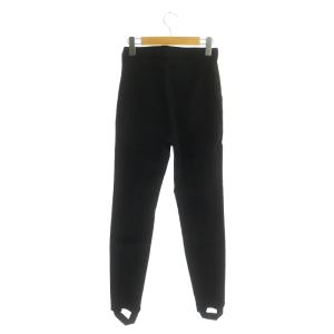 MADISONBLUE ELASTIC SKI PANTS パンツ テーパード ウール混 00 黒 ブラック