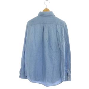 MADISONBLUE MADAME マダメシャツ ブラウス 長袖 前開き コットン 00 水色 ライトブルー