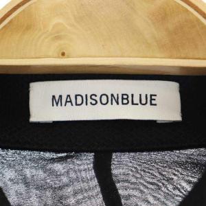 MADISONBLUE TUXEDO SH SILK シャツ 長袖 チュニック丈 00 XS 黒 ブラック