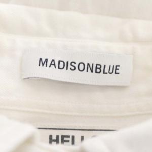 MADISONBLUE コットン シャツ 長袖 01 白 ホワイト