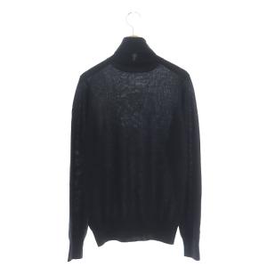 MADISONBLUE TURTLE NECK PO CA/SI ニット セーター タートルネック 長袖 カシミヤ シルク混 00 XS 黒 ブラック