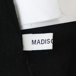 MADISONBLUE TURTLE NECK PO CA/SI ニット セーター タートルネック 長袖 カシミヤ シルク混 00 XS 黒 ブラック