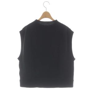 MARGARET HOWELL 22AW WOOL CASHMERE モックネックニットベスト 2 モスグリーン