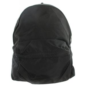 リュックサック デイパック ロゴ 黒 ブラック