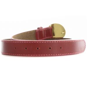 Vivienne Westwood オーブ レザー ベルト ロゴ レッド