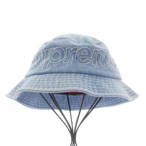Supreme SUP-SS23-261 23SS Outline Crusher Denim バケットハット 