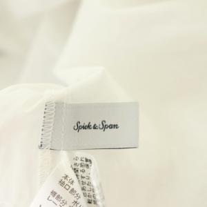 Spick&Span 23SS レースヴィンテージライクブラウス 長袖 プルオーバー コットン F 白 ホワイト